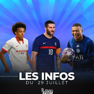 LE JT du 29/07 : Le message énigmatique de Kylian Mbappé, l'humiliation de la France aux JO, Jules Koundé tout proche de Chelsea LE JT du 29/07 : Le message énigmatique de Kylian Mbappé, l'humiliation de la France aux JO, Jules Koundé tout proche de Chelsea