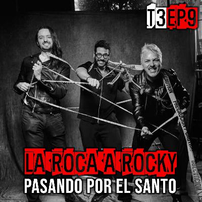 La Roca, Rocky pasando por el Santo