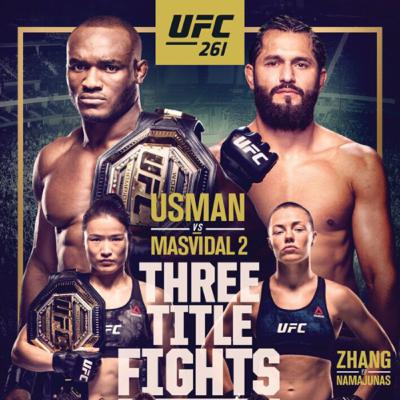UFC 261 Fight Companion: Usman vs. Masvidal 2, Zhang vs. Namajunas, Shevchenko vs. Andrade