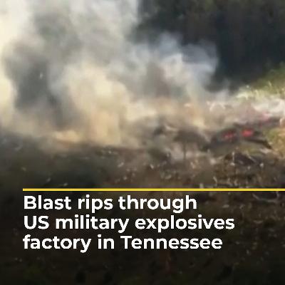 Blast rips through US military explosives factory in Tennessee | AJ #shorts