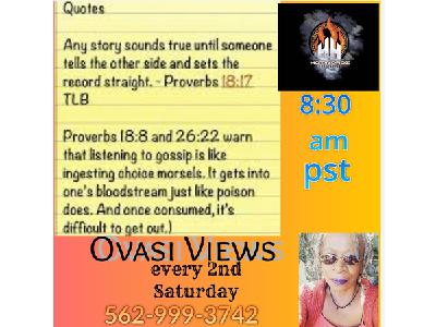 Ovasi Views: Proverbs 18:17, Go Look That Up