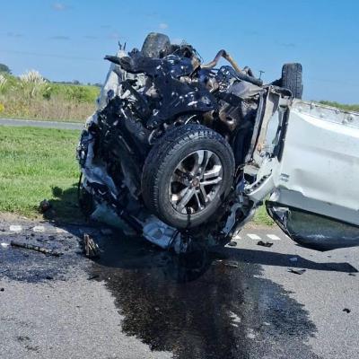 Tragedia en la autopista Rosario–Santa Fe: dos muertos y al menos ocho heridos tras un violento choque