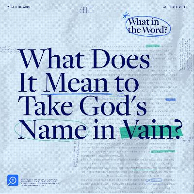 What Does It Mean to Take God's Name in Vain? | Carmen Imes on Exodus 20:7 What Does It Mean to Take God's Name in Vain? | Carmen Imes on Exodus 20:7