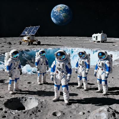 Missions on Moon's South Pole and Future Moon Base | EP#35 | Hindi Science Space Podcast Missions on Moon's South Pole and Future Moon Base | EP#35 | Hindi Science Space Podcast