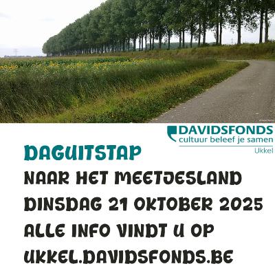Davidsfonds Ukkel organiseert wandeling en uitstap