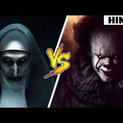 Pennywise vs Nun - Who will WIN | Face-Off | Haunting Tube