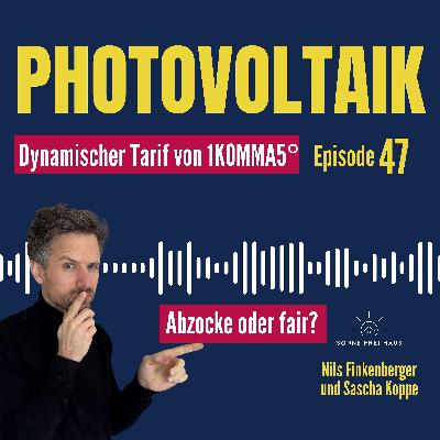 Dynamischer Tarif: Abzocke oder echter Vorteil? – Mein Gespräch mit 1KOMMA5° Dynamischer Tarif: Abzocke oder echter Vorteil? – Mein Gespräch mit 1KOMMA5°