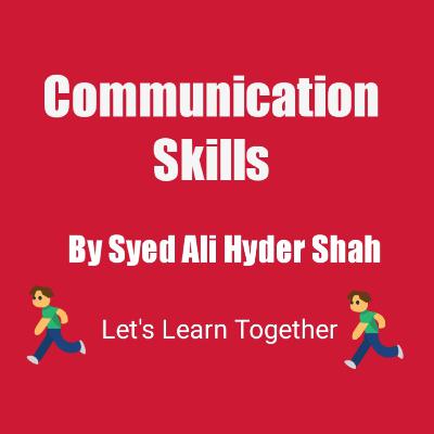 Communication Skills in Hindi/Urdu By Syed Ali Hyder shah