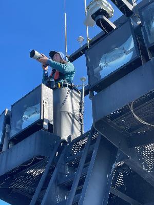 "Thar she blows!" OSU Researchers study whale/fishing gear incursions "Thar she blows!" OSU Researchers study whale/fishing gear incursions