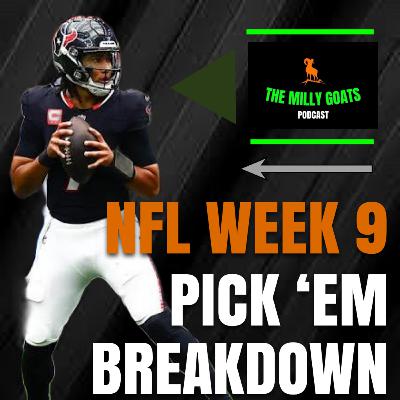 NFL Week 9 Pick 'em Contest Breakdown with Special Guest - JBonez