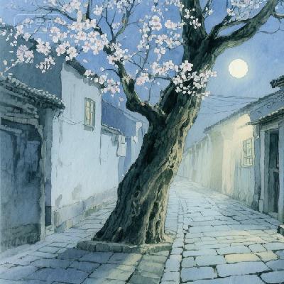 月光照在杏花巷 月光照在杏花巷