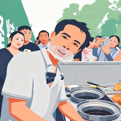 国庆假期，“鸡排哥”家族迎接游客，“情绪价值”为何成为流量密码？