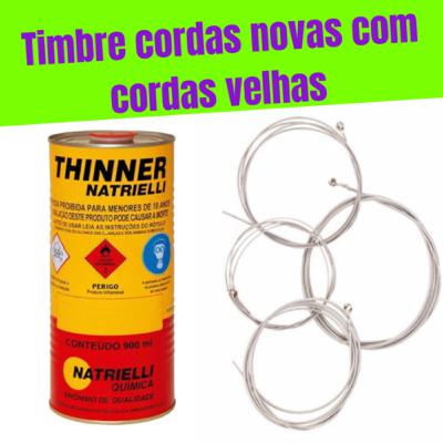 Timbre de cordas novas com cordas velhas