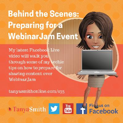 A Peek Behind the Scenes: Preparing for a Webinar A Peek Behind the Scenes: Preparing for a Webinar