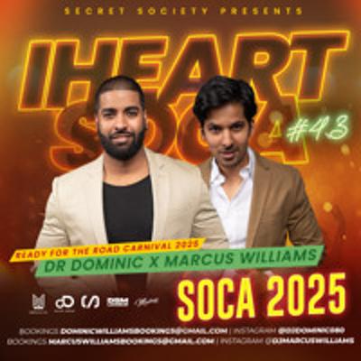 iHeartSoca Vol.43 (Ready For The Road, Soca 2025) - Varioius Artists Mixed By Dr Dominic x Marcus Williams