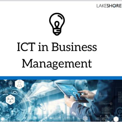 ICT IN BUSINESS MANAGEMENT ICT IN BUSINESS MANAGEMENT