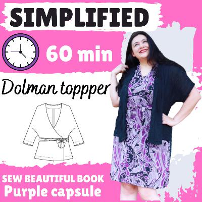 This EASY TOPPER took 1 hour to make! Taktsang Dolman. Purple capsule Mini-series. Ep 3