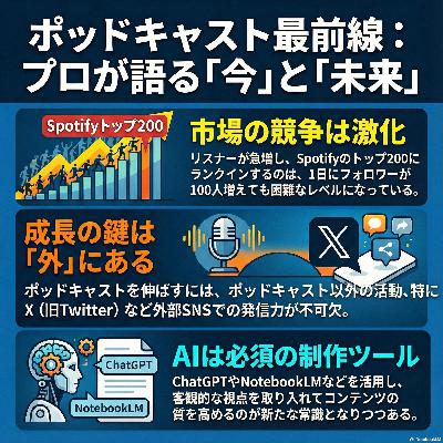 #117 日本のポッドキャスト業界、 5年前の常識もう通用しない
