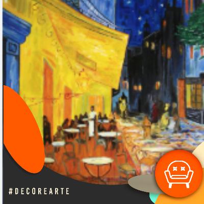 Decor e Arte - Terraço do Café à noite Decor e Arte - Terraço do Café à noite