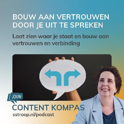 Bouw aan vertrouwen door je uit te spreken