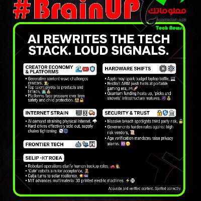 #BrainUp كبر دماغك اخبار التكنولوجيا اليوم 23 فبراير 2026
