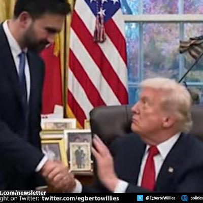 Full Zohran Mamdani /Trump press conference. Trump tries riding Mamdani's coattails with a lovefest.