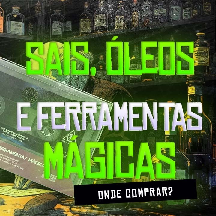 Sais, óleos e ferramentas mágicas