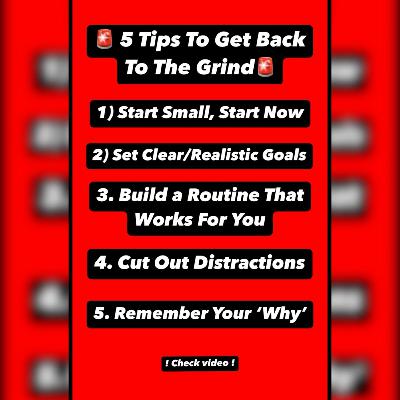 Get Back on The Grind - POF 300