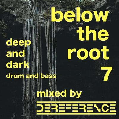 below the root 7