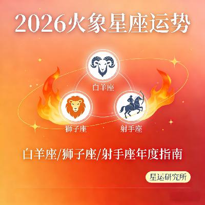 2026年全年运势｜♈️♌️♐️火象星座｜白羊座、狮子座、射手座
