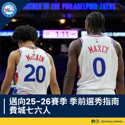 EP250 | 邁向25-26賽季：費城七六人季前選秀指南