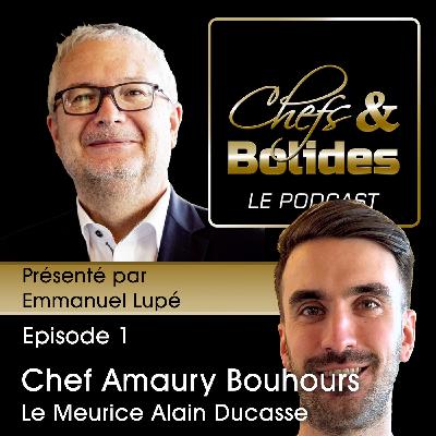 Le  chef Amaury Bouhours du Restaurant Le Meurice Alain Ducasse.