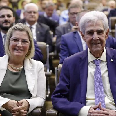 Odelmo e Ana Paula dão a largada