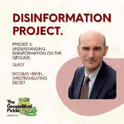 DISINFORMATION PROJECT 3: UNDERSTANDING DISINFORMATION ON THE GROUND.