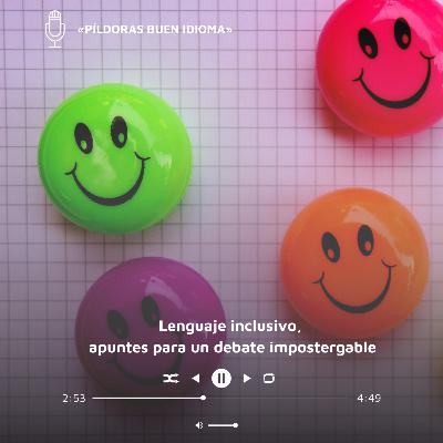 Lenguaje inclusivo, apuntes para un debate impostergable Lenguaje inclusivo, apuntes para un debate impostergable