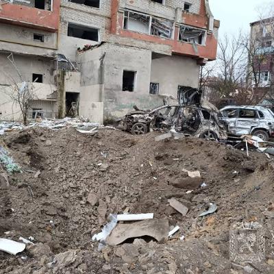 Ракетний удар по житлу Балаклії