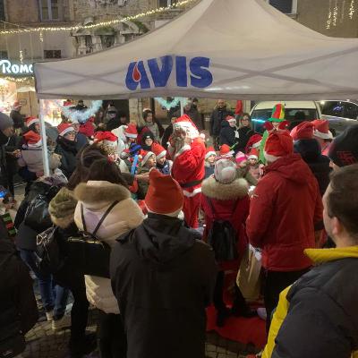 Passeggiata Babbi Natale - Avis e Admo Macerata - Diretta Radio Nuova 17/12/2022