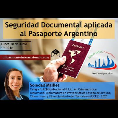 "La seguridad documental aplicada al pasaporte argentino"