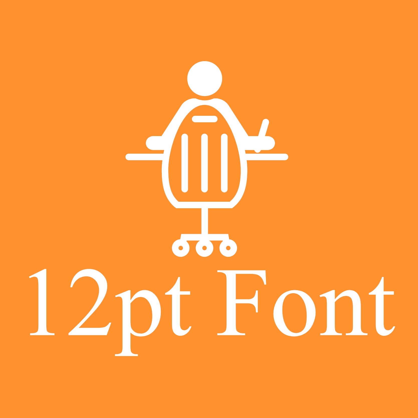 12pt Font