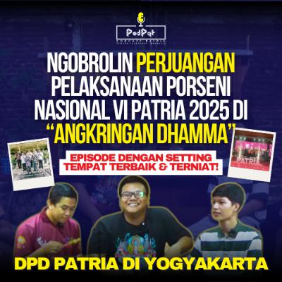 Ngobrolin Perjuangan Pelaksanaan Porseni Nasional VI Patria 2025 di “Angkringan Dhamma” - DPD Patria DI Yogyakarta - Podpat