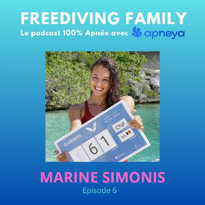[Redif] #6 Marine Simonis - La brasse en profondeur pour addiction - La Championne d'apnée Belge AIDA & CMAS
