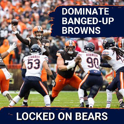 Chicago Bears should dominate banged up Cleveland Browns and get back on track for playoff push