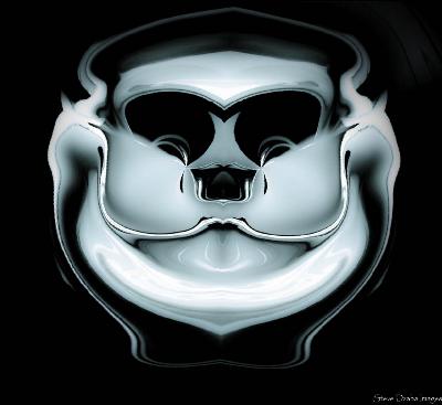 Abstract Portrait Series: Show Dog Mood Light (Blue Ice Sceptre)