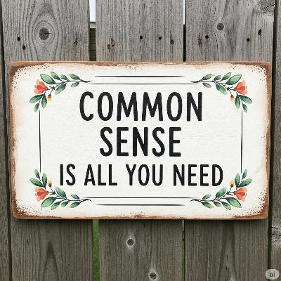 Common Sense is All AI Needs