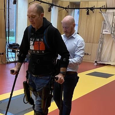 Wheelchair user says exoskeleton experience 'incredible'