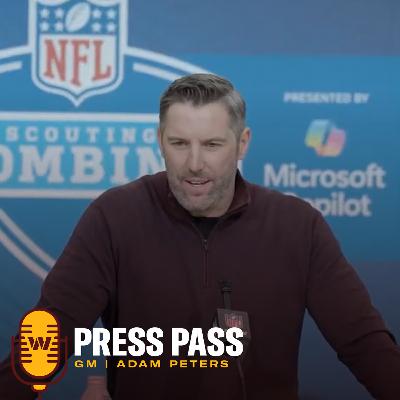 GM Adam Peters | February 24, 2025 | Press Pass | Washington Commanders | NFL