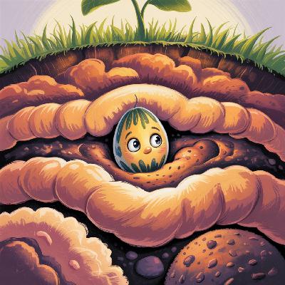 Korienok, ktorý vedel, kde je dole: Príbeh o semienku hľadajúcom svoju cestu Korienok, ktorý vedel, kde je dole: Príbeh o semienku hľadajúcom svoju cestu