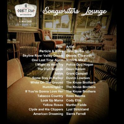 Songwriters Lounge vom 4. März 2026 Songwriters Lounge vom 4. März 2026