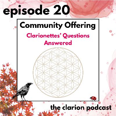 20. Clarionettes community questions answered.