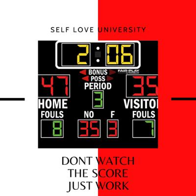 You Can't Be Who God Envision You To Be, When You Are To Busy Looking At The Scoreboard